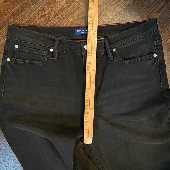 Scotch & Soda Woman's Black Straight Jeans-Size 16 (Plus) - Picture 7 of 9